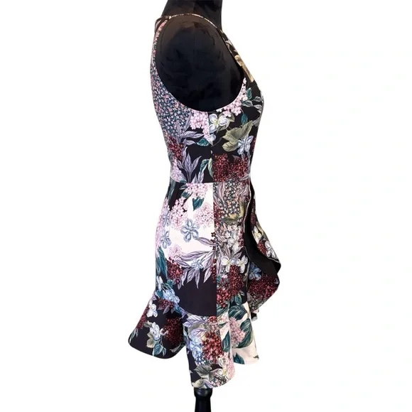 KEEPSAKE The Label Unreal Floral Print Mini Ruffle Dress,Small, Summer Girly - Picture 7 of 16